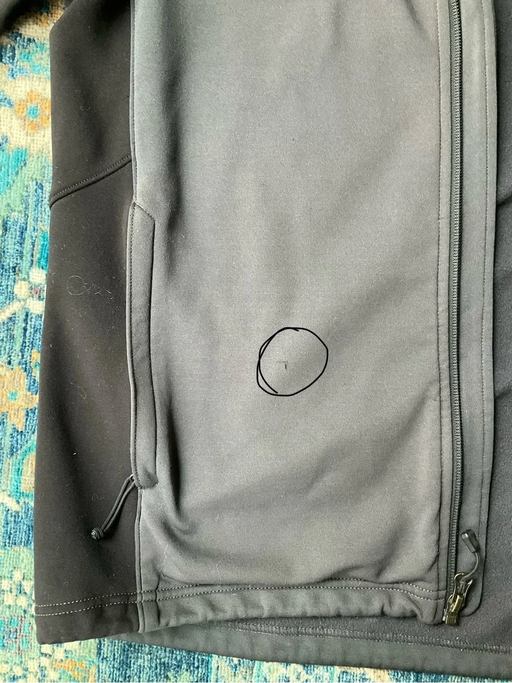 The North Face Men’s Two-Tone Gray Softshell Jacket Size Medium